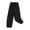 Black, variant on ZACPNCV Boys Girls Long Bloomers Soft Cotton Summer Pants Kids Solid Elastic Waist Harem Pants Basic Joggers Lounge Trousers Black 3-4 Years