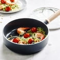 thumbnail image 6 of GreenPan Hudson Healthy Ceramic Nonstick, 3 Quart Saute Pan with Lid, Black, 6 of 8