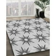 thumbnail image 3 of Ahgly Company Machine Washable Indoor Square Transitional Gray Area Rugs, 5' Square, 3 of 7