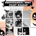 thumbnail image 4 of Face Paint Kit, High Coverage Safe Cosplay Paint Kit Black White Bright Color  for, 4 of 7