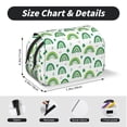 thumbnail image 5 of Kdxio St. Patrick's Day rainbows for Double Compartment Pen Case Oxford Organizer with Zipper Pockets for Students Artists, 5 of 7