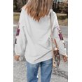 thumbnail image 4 of Casuashion Sparkling Nutcracker Graphic White Corded Sweatshirt - Christmas Chic!, 4 of 4