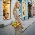 thumbnail image 7 of FORMRS Women Crossbody Purse with Chain Strap Vegan Leather Shoulder Handbag, Retro Autumn Leaves, 7 of 7