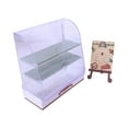 thumbnail image 2 of 1:12 Dollhouse Bakery Display Case Model for Fairy Garden Layout Accessories green, 2 of 8
