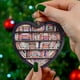 thumbnail image 2 of Libro colgante de corazón navideño, decoración acrílica para amantes de los libros, regalo sin decoración 3D para árbol de Navidad, decoración colgante navideña para interiores y exteriores., 2 of 7