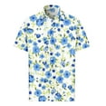 thumbnail image 1 of Men's Hawaiian Printed Button Short Sleeve Shirts Men's Casual Fashion Short Sleeve Shirts2XL, 1 of 3