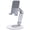 Moon silver, variant on Tibvox Functional Phone & Tablets Stand Foldable Aluminum Stand 360 Degree Rotating