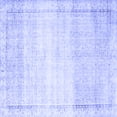 thumbnail image 1 of Ahgly Company Machine Washable Indoor Square Abstract Blue Contemporary Area Rugs, 4' Square, 1 of 4