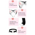 thumbnail image 3 of Bandeau Réglable Oreilles de Chat et Queue de Loup Costume Cosplay, Collier Cloche Doux et Confortable, Ensemble Cosplay de Fête avec Bande Élastique Adapté pour Robe, 3 of 8
