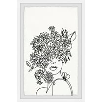 Marmont Hill Flower Is a Smile Framed Painting Print