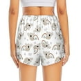 thumbnail image 2 of Lsque Cartoon Koala Printed Women's Running Shorts with Liner Pockets,Elastic Quick Dry Workout Athletic Gym Yoga Shorts,Womens High Waist Shorts-, 2 of 9