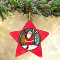 thumbnail image 2 of Ganz 4.50In Wood Ornaments, Wood, Christmas Wooden Ornament Flat 144259 Starsanta, 2 of 4