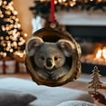 thumbnail image 3 of Eosunjian Christmas Animal Ornament Cartoon Forest Animal Hanging Decoration 2D Flat Acrylic Pendant for Christmas Tree Decor, 3 of 13