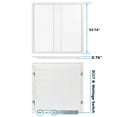 thumbnail image 5 of Luxrite 2x2 FT LED Panel Lights 25/30/35W, 3CCT 3500K/4000K/5000K, 2750/3300/3850LM, Dimmable 110-277V DLC UL 4 Pack, 5 of 7