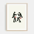 thumbnail image 2 of Dance No.3 - Zürich Zurich Switzerland Illustration Abstract Minimalist Humor Geometric Pop Art Modern Art Line Art Unframed Wall Art Print 40 x 60 inches, 2 of 16
