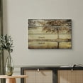 thumbnail image 2 of wall26 Canvas Print Wall Art Autumn View with Tree on The Lake Nature Wilderness Wood Panels Photography Rustic Scenic Colorful Multicolor Cool Zen for Living Room, Bedroom, Office - 12"x18&quot, 2 of 5