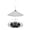 C, variant on Bird Feeder for Outdoors Hanging, Large Capacity Squirrel Proof Bird Feeder with Adjustable Hopper, Weather Resistant Wild Bird Feeder with Rainproof Roof for Backyard Garden Decor