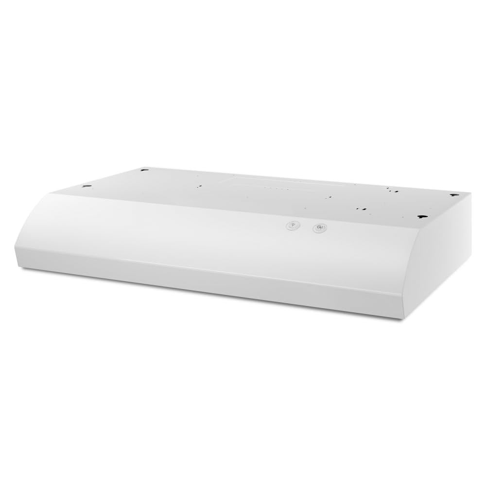 WHIRLPOOL GIDDS-1029935 30" 2-Speed Built-In Range Hood With Vent, White, 190 Cfm, 120V