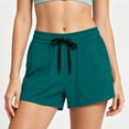 thumbnail image 2 of Oksale Casual Shorts for Women Loose Cozy 3 Inch Shorts with Pockets Summer 2026 Drawtring Elastic Waisted Comfy Shorts Green M, 2 of 7
