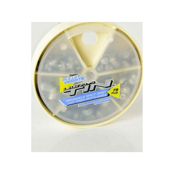 Bullet Weights Ultra Tin™ Split Shot Skillet, 78 Pieces