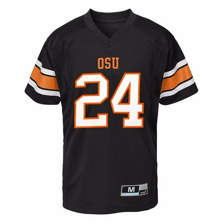 Oregon State Beavers Jersey - Oregon State Beavers NCAA Gen 2 Black Official Home #24 Replica Football Jersey For Boys