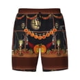 thumbnail image 4 of Lsque Mens Swim Trunks Halloween Decoration Pattern - Bathing Suit Compression Liner - Beach Swim Shorts Swimwear - (S-3XL) - Stretch Quick Dry -Small, 4 of 9
