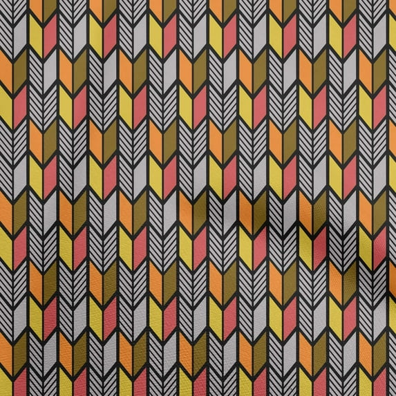 oneOone Velvet Light Gray Fabric Geometric Sewing Craft Projects Fabric Prints By Yard 58 Inch Wide