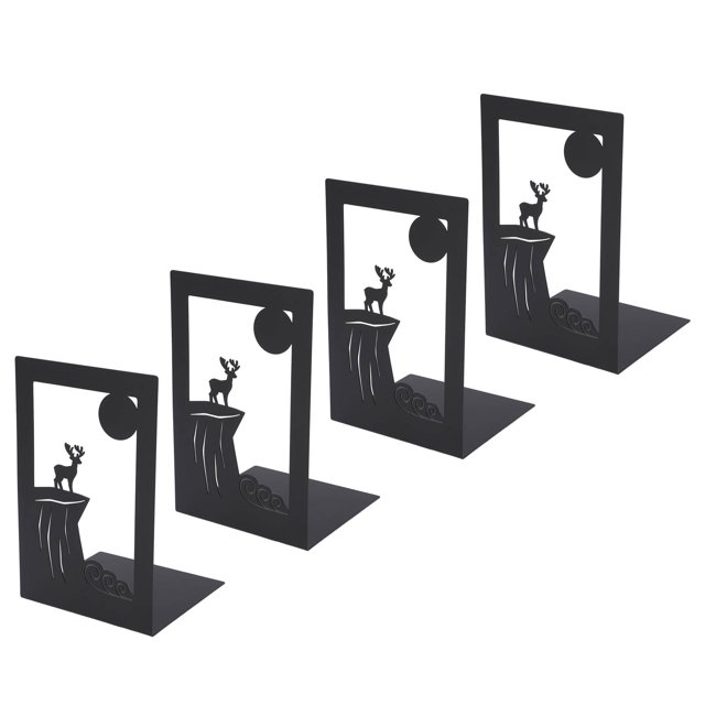 Soportes para estantes de libros Higoodz sujetalibros resistentes con estampado avanzado