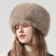 thumbnail image 2 of Prolriy Winter Hats for Women Fuzzy Bucket Hat Warm Winter Hat Furry Plush Faux Hats Fishing Hat Bucket Hats for Women 2024 Womens Hats Khaki, 2 of 9