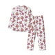 thumbnail image 1 of Balery Purple Mushroom Pijama para Hombre de Dos Piezas con Manga Larga, Conjunto de Dormir y Descanso Suave con Bolsillos-X-Large, 1 of 7