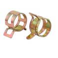 thumbnail image 3 of 20 Pcs 14mm Spring Band Type Action Fuel Hose Pipe Air Clamp Bronze Tone, 3 of 3