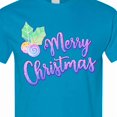 thumbnail image 4 of Inktastic Merry Christmas in Pastel Colors T-Shirt, 4 of 5