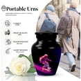 thumbnail image 4 of Digital Drift Velocity Urn For Ashes Adult Male - Mini Urns For Ashes Keepsake - Urns For Ashes Adult Male - Tiny Urns For Human Ashes Keepsake - Funeral Cremation Urns (Size -3inch,4Pc), 4 of 5