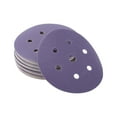 thumbnail image 1 of Unique Bargains 50 Pcs Discos de Lijado para Madera de Coche, 5.91" 400 Grano Púrpura Cerámico, 1 of 1