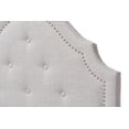 thumbnail image 3 of Bowery Hill Modern Upholstered Twin Headboard in Grayish Beige, 3 of 5