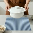 thumbnail image 4 of Unique Bargains Set of 6 Woven Placemats Washable Kitchen Mat Blue, 4 of 6