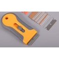 thumbnail image 2 of Langgg Racleur en Céramique Autocollant en Acier Inoxydable Poignée en Plastique Raclage de Verre Portable Ensemble avec 20pcs Outils, 2 of 7