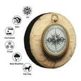 thumbnail image 4 of Gukieu Magnetic Old Compass On World Map Print Car Tire Cover, Adjustable Waterproof and Dustproof Tire Protection Cover, Suitable for SUV, Truck, Van-15 inch, 4 of 6