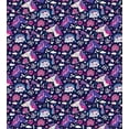 thumbnail image 3 of Ambesonne Cartoon Duvet Cover Set, Unicorns Stars Hearts Art, Calking, Pink Blue Violet Indigo, 3 of 3