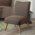 thumbnail image 2 of Allora Mid-Century Wood Accent Chair in Brown, 2 of 4