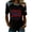 Black, variant on Youpwaven America 250 Years of Freedom Shirt, Women's 250th Anniversary USA Merchandise, 1776-2026 Patriotic Flag Graphic Tee, Commemorative Color Block Top
