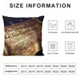 thumbnail image 5 of United States Throw Pillow Cushion Case Vintage Constitution Text of America National Gloryof July Image, Modern Accent Double-Sided Digital Printing, Pale Brown, 5 of 5