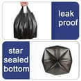 thumbnail image 5 of XIQIYY Portable 5L Black Trash Bags - 100 Pack, No Leakage, Quality Material, Ideal for Office, Bathroom, Kitchen & More", 5 of 9