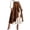 Coffee#1, variant on Maxi Skirts for Women Lace Suede Patchwork Fall Vintage Western-Style Flowy Skirt, S-2XL