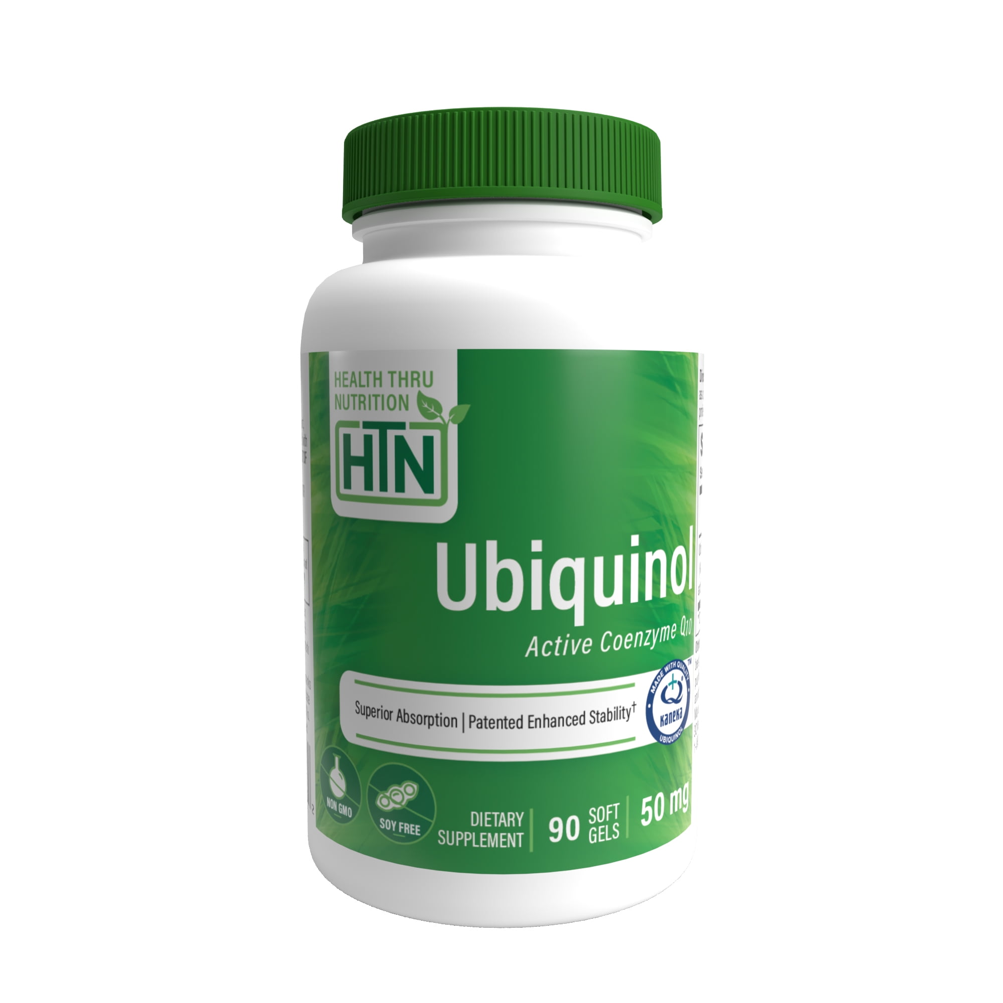 Ubiquinol 50mg CoQ-10 (Kaneka™) 90 Softgels (Non-GMO) by Health Thru Nutrition
