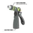 Flexzilla® Garden Hose Nozzle Adjustable Pistol Grip, ZillaGreen