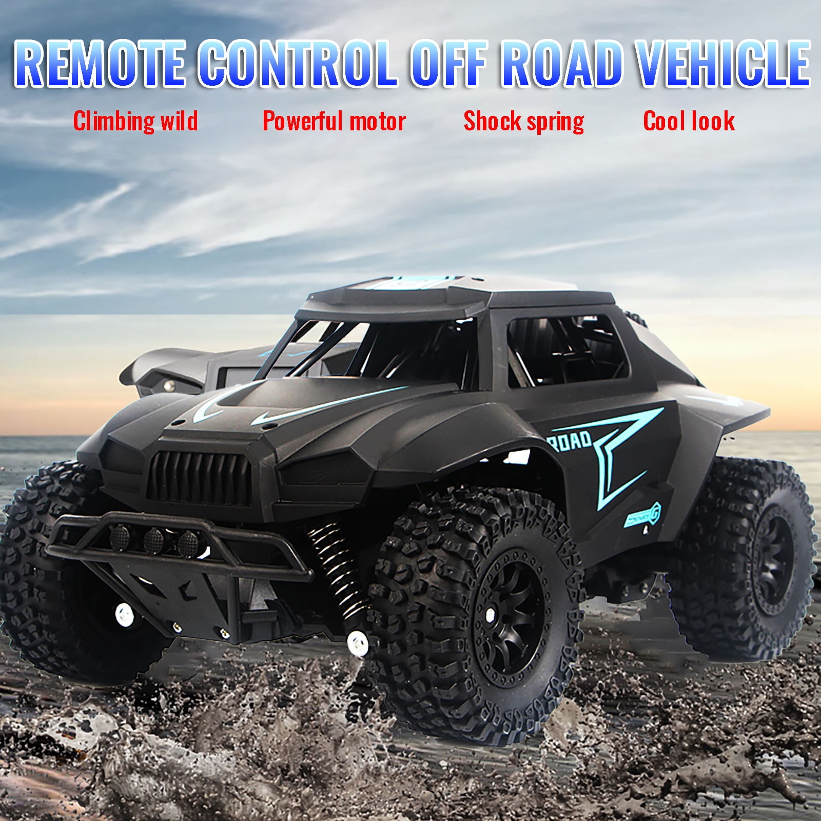 PX 9505 1:16 Speed 20km/h 2.4GHz RC Car 4WD Off-road Buggy Model Toy Vehicle 