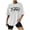 White, variant on LiuXxxx Women's Juniors Graphic Top Casual Printed Streetwear Tee White XL