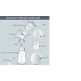 thumbnail image 2 of Extractor de leche con 2 copas Malubero  Malu615, 2 of 5