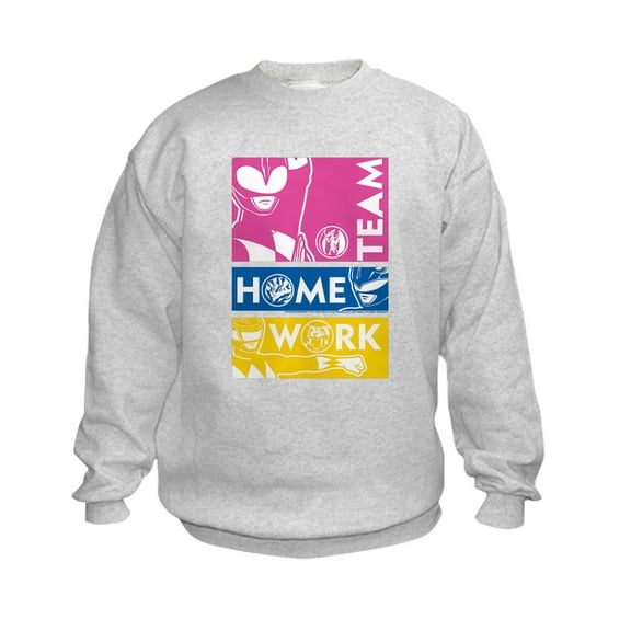 CafePress - Power Rangers Team Home W - Kids Sweatshirt, Youth Crew Neck Sweatshirt